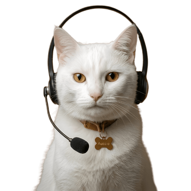 Customer service cat