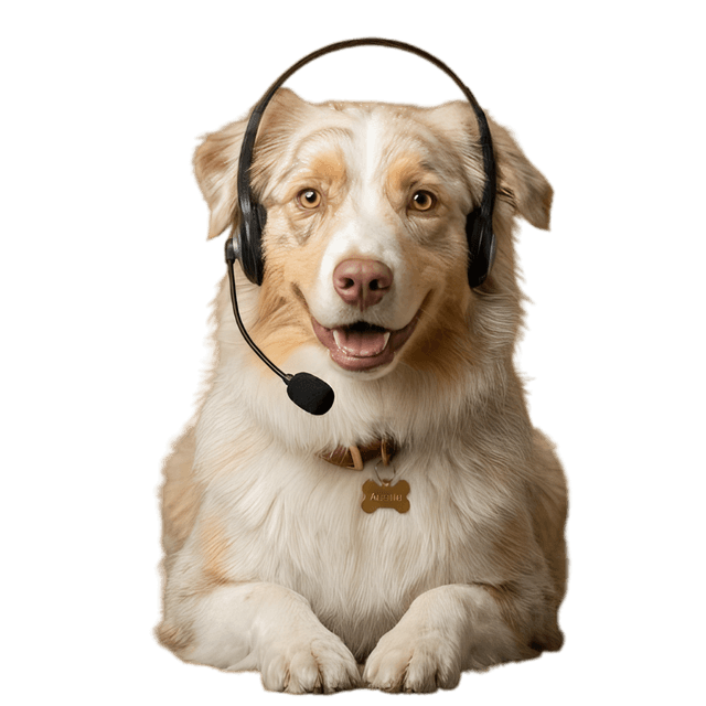 Customer service dog